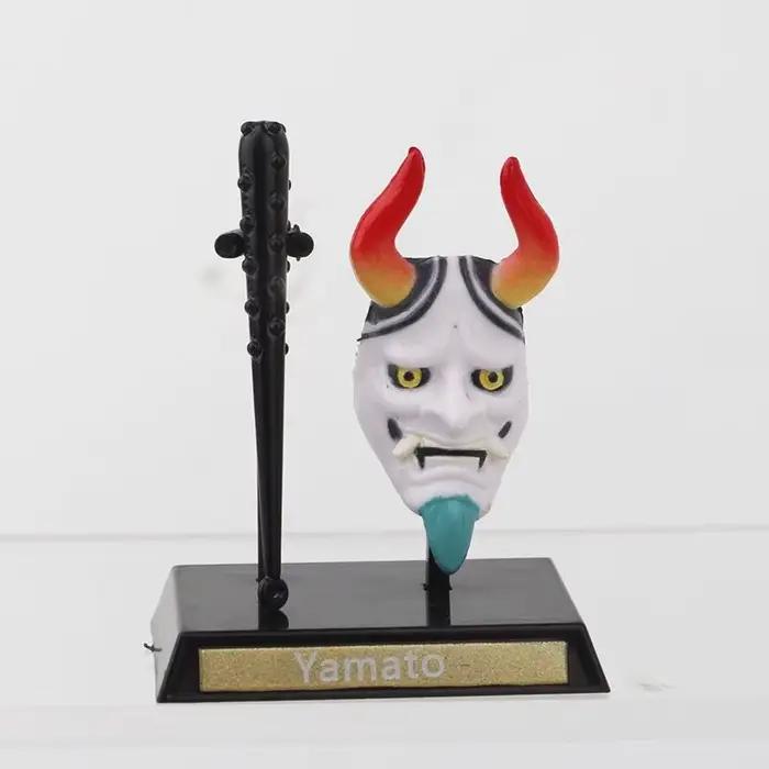 13 pièces de figurines et accessoires de collection One Piece (Zoro, Luffy, Ace), incluant le Chapeau de Paille et les Fruits du Diable, pour jeu de rôle, décoration de bureau et cadeaux