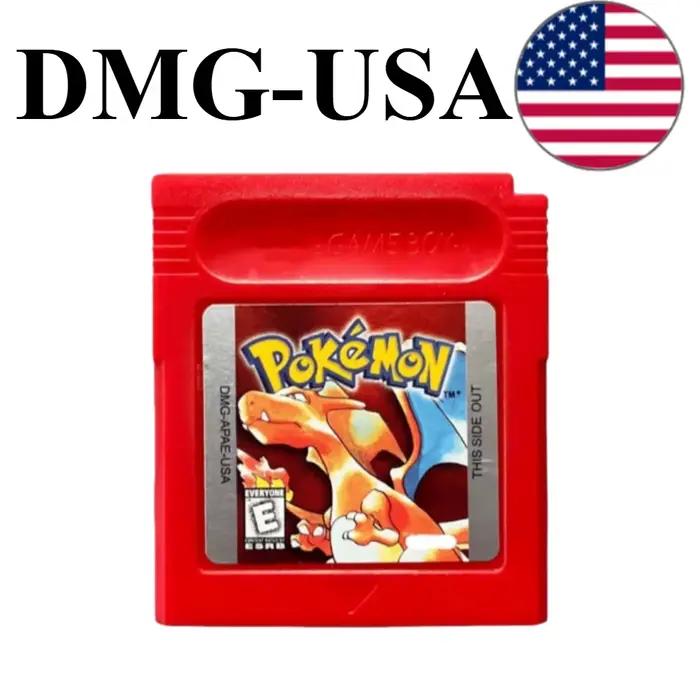 Cartouche de jeu Pokémon Rare en anglais, jeu de rôle rétro, 7 versions classiques pour Game Boy Color GBC, carte de jeu vintage, version USA