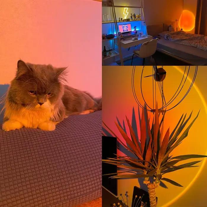 Lampe de coucher de soleil USB