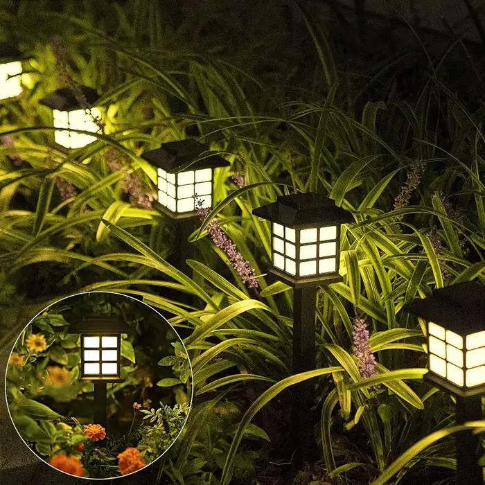 Lampe solaire LED pour pelouse