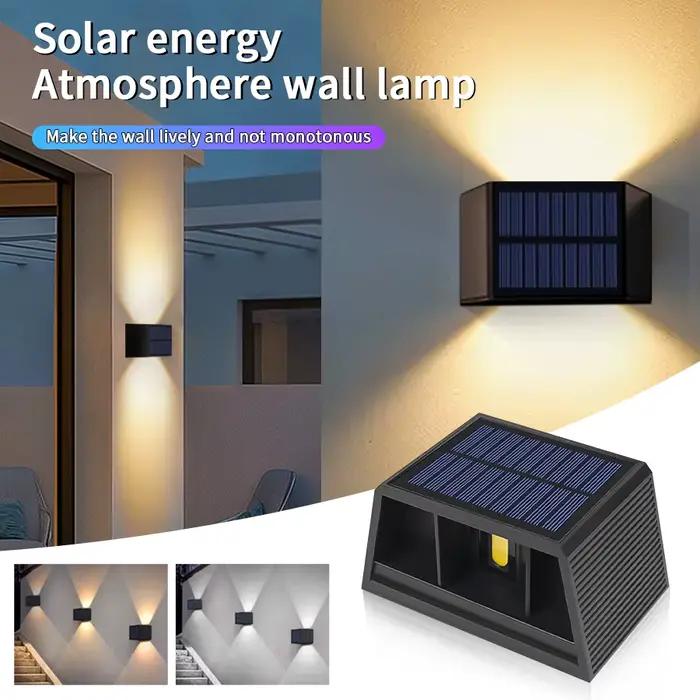 COB extérieur Led lumière solaire jardin clôture applique murale