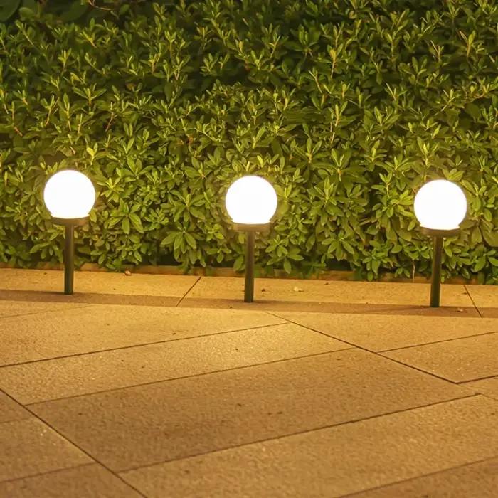 Boule ronde à LED solaire