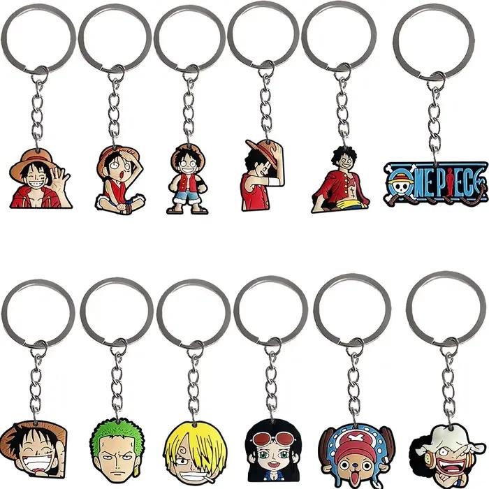 Faveurs de fête d'anniversaire One Piece, bracelets à claquer, tatouages, autocollants, décorations de gâteaux, fournitures pour fêtes de Noël