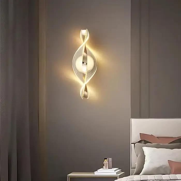 Applique murale LED nordique moderne pour éclairage intérieur de cuisine salon chambre à coucher entrée étude lumineuse et décorative