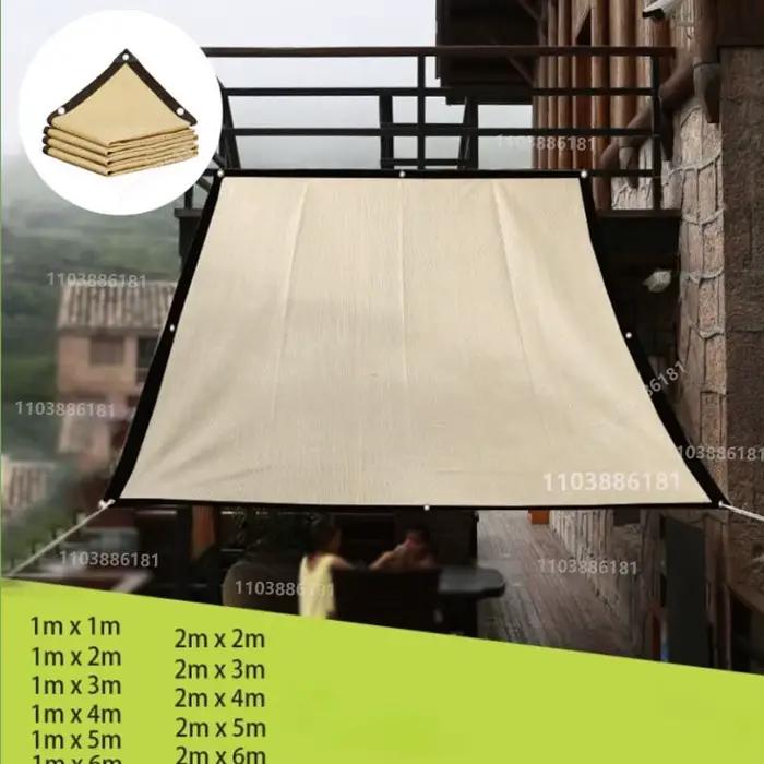 Parasol en tissu beige