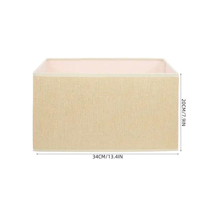 Abat-jour rectangulaire en lin