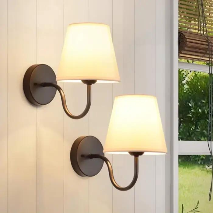 Abat-jour en tissu nordique appliques maison couloir
