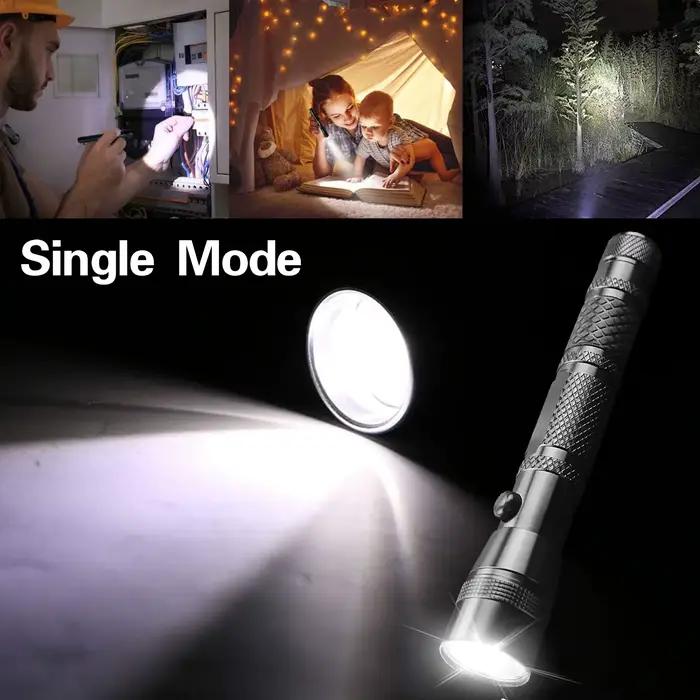 Mini lampe de poche Portable de poche pour la maison, randonnée, voyage, travail, éclairage d'urgence, batterie AA, lanterne étanche pour l'extérieur
