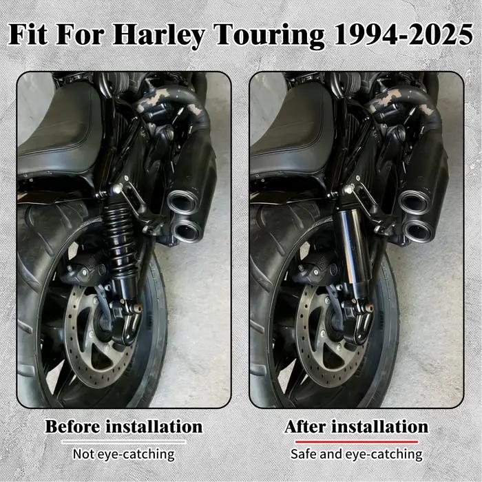Analyste de suspension pneumatique arrière de moto réglables, Harley Touring Road King, FLHR Electra Street, Fetal de FLbirthFLTRX Ccalculator 94-22