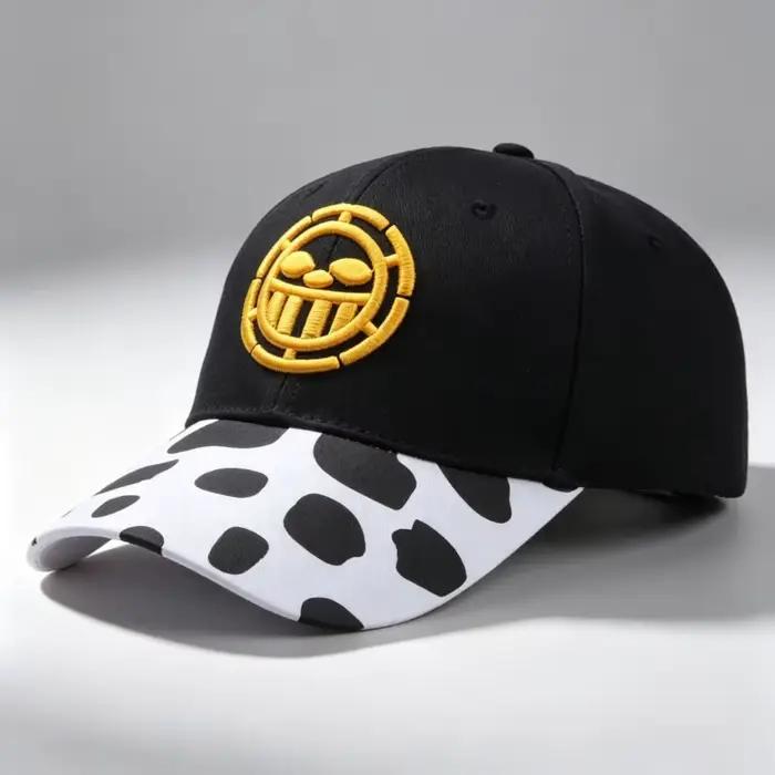Casquette de baseball One Piece Trafalgar D Water Law, motif dessin animé 2D, pour étudiants, sport, protection solaire, casquette à visière, accessoire d'animation, vente en gros