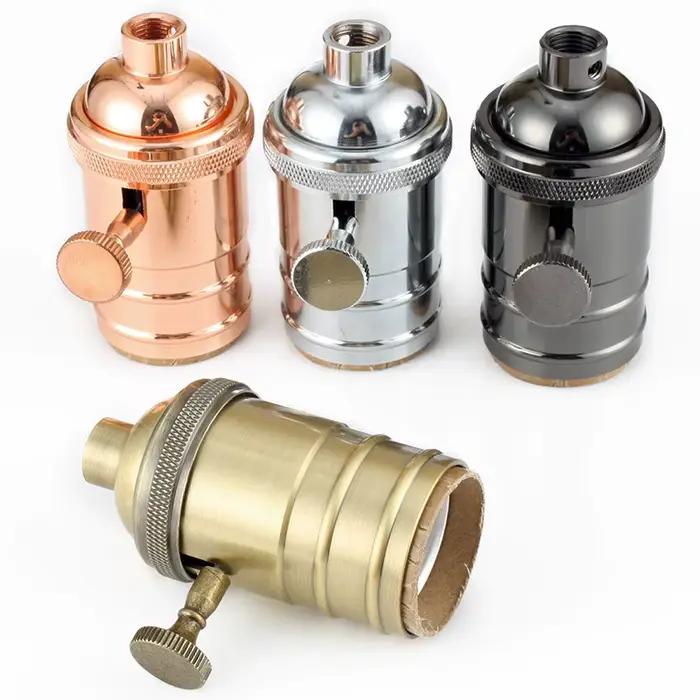 GANRILAND Culot de lampe E27 en cuivre
