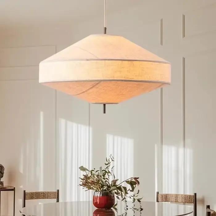 Lampe Suspendue Japonaise en Tissu