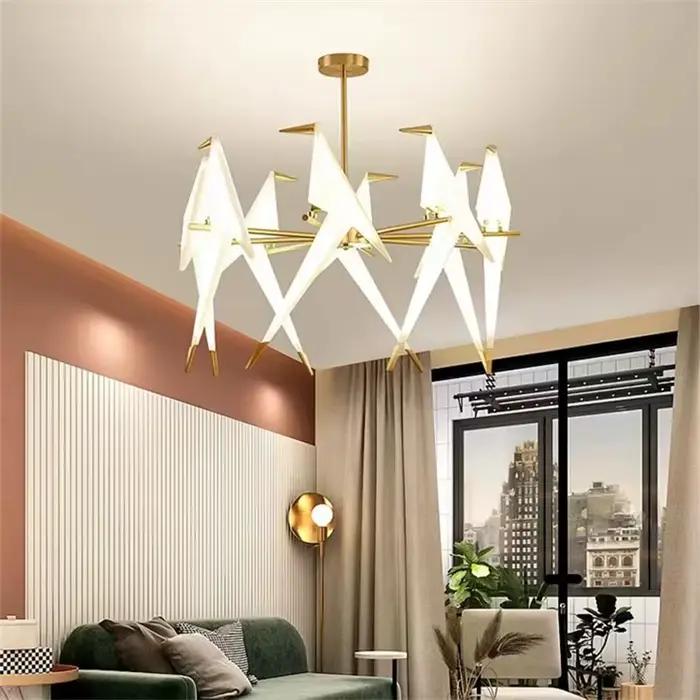 Plafonnier LED en forme d'oiseau