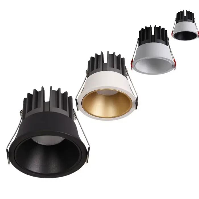 Plafonnier encastré à cadre étroit LED éclairage d'intérieur avec émission de couleur modifiable pour salon chambre à manger occasions spéciales