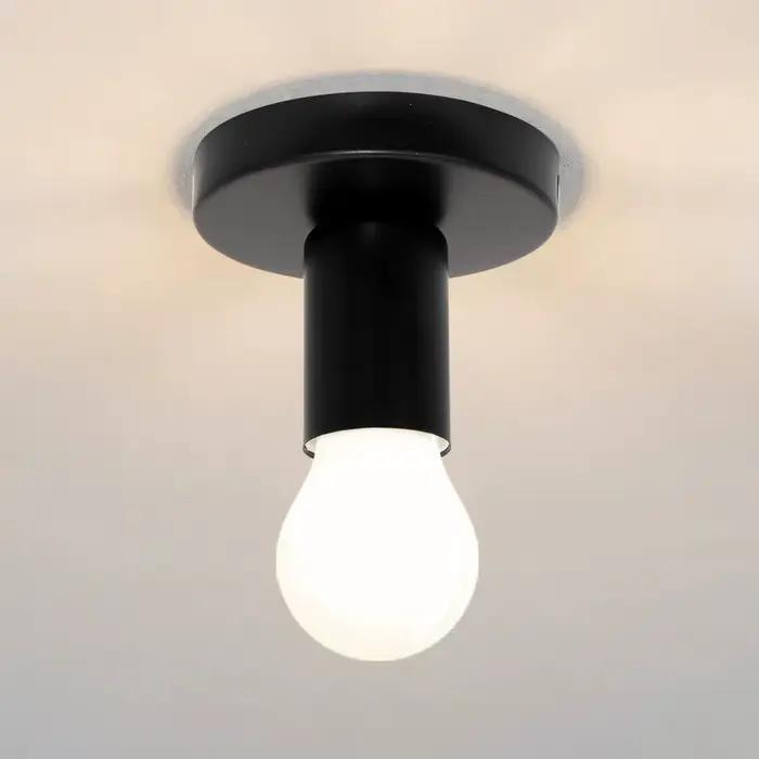 Base de lampe E27 noir/blanc