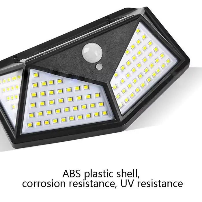 Lampe murale solaire avec détecteur de mouvement pour extérieur résistant à l'eau et sans fil pour jardins, terrasses et couloirs