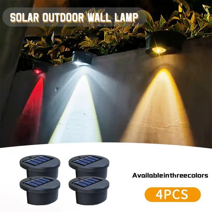 Lampes solaires de piscine à énergie solaire, 4 pièces, lampes lumineuses étanches pour l'extérieur, la cour, la pelouse, la maison, le pont, le porche, le balcon, l'arbre