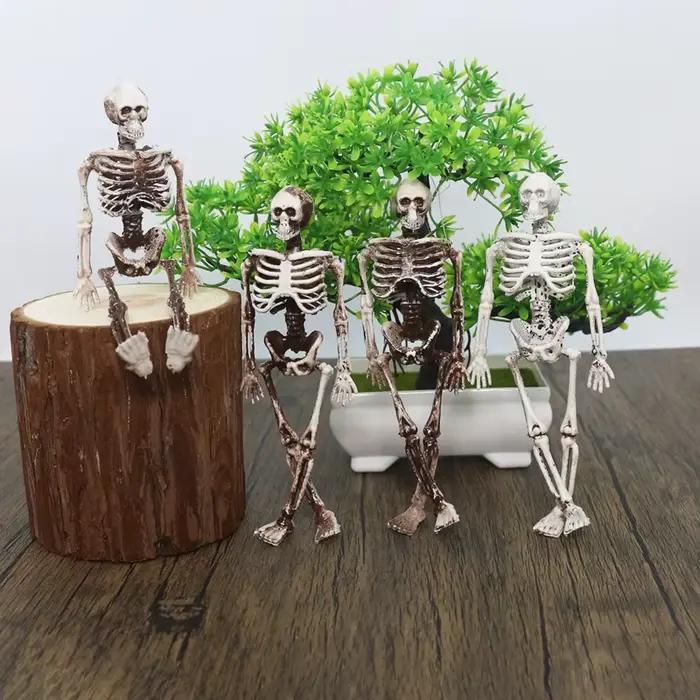 Mini squelette crâne RIP pierres tombale bricolage cimetière cercueil cimetière Halloween décoration fée jardin bureau ornements accessoires