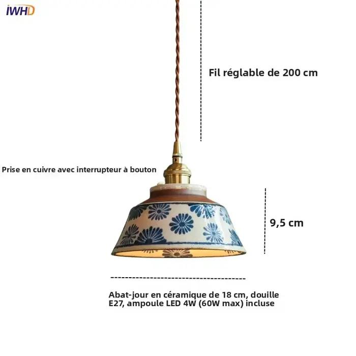 IWHD – lampe suspendue LED en céramique