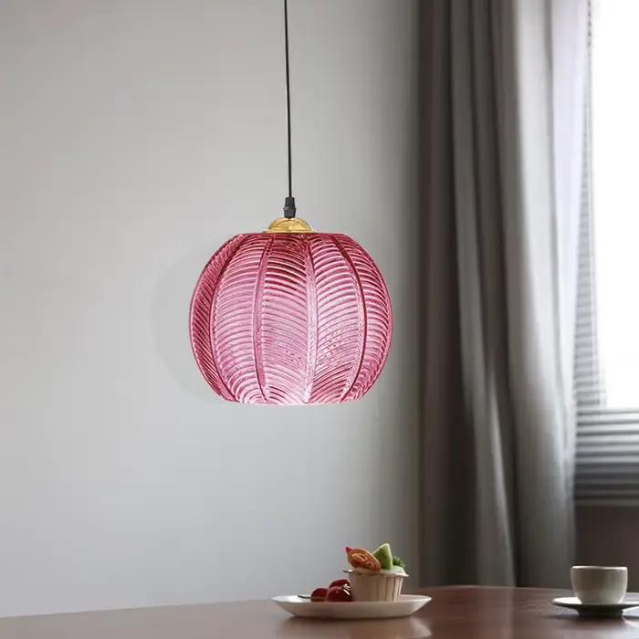 Lampe Suspendue en Verre Vert Moderne pour Salon Salle à Manger Hôtel Chambre Bureau Occasions Spéciales