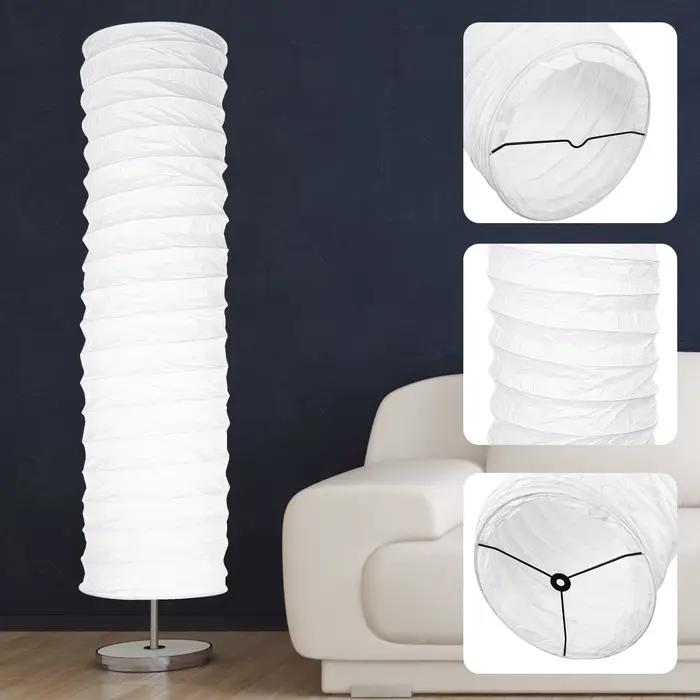 Lampe papier sol abat-jour lanterne