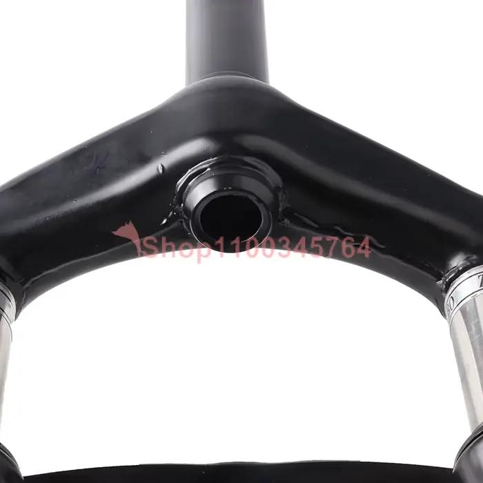 Fourche à Suspension Avant de 14 Pouces pour Disque de Frein, Support en Acier Allié pour Moto, VTT, Scooter Électrique, Tube de Choc