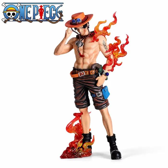 Figurine Ace, One Piece, Figurine d'anime, Marchandises d'anime, Cadeau d'anime pour l'anniversaire des amis, Statue de personnage d'anime, Ornement de bureau, Figurine de collection, Cadeau de fêtes,