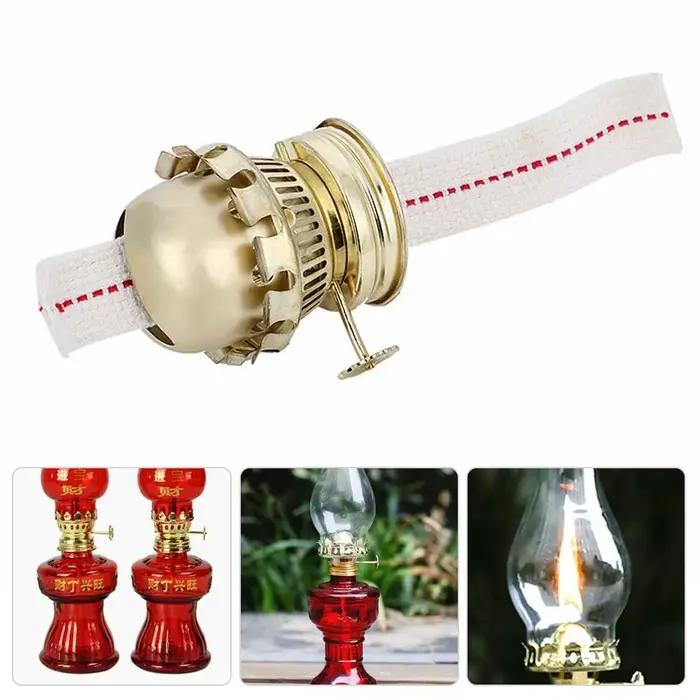 Tête de lampe à kérosène rétro en métal à l'ancienne