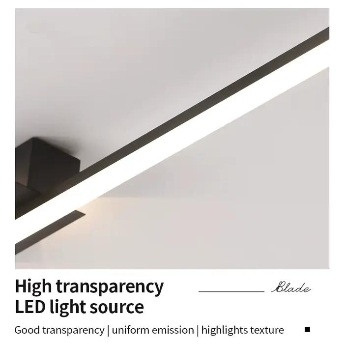 Plafonnier LED à 3 Couleurs Variables au Design Moderne