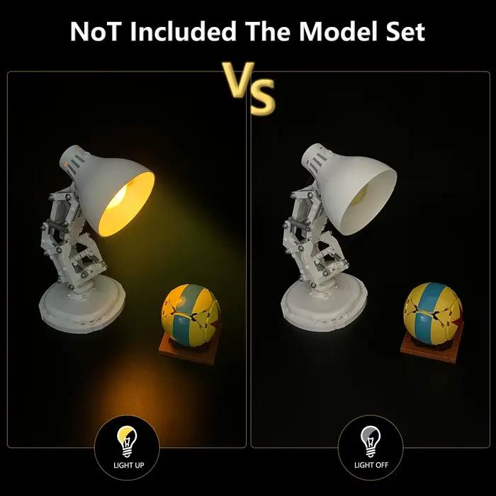 LYBMTWF Ensemble de lumières LED 21357 adapté aux blocs de construction lego Luxo Jr., jouets de bricolage (modèle non inclus)