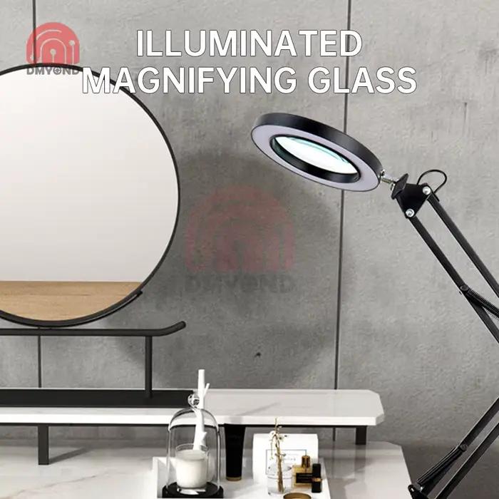 Lampe de bureau LED grossissante 10X