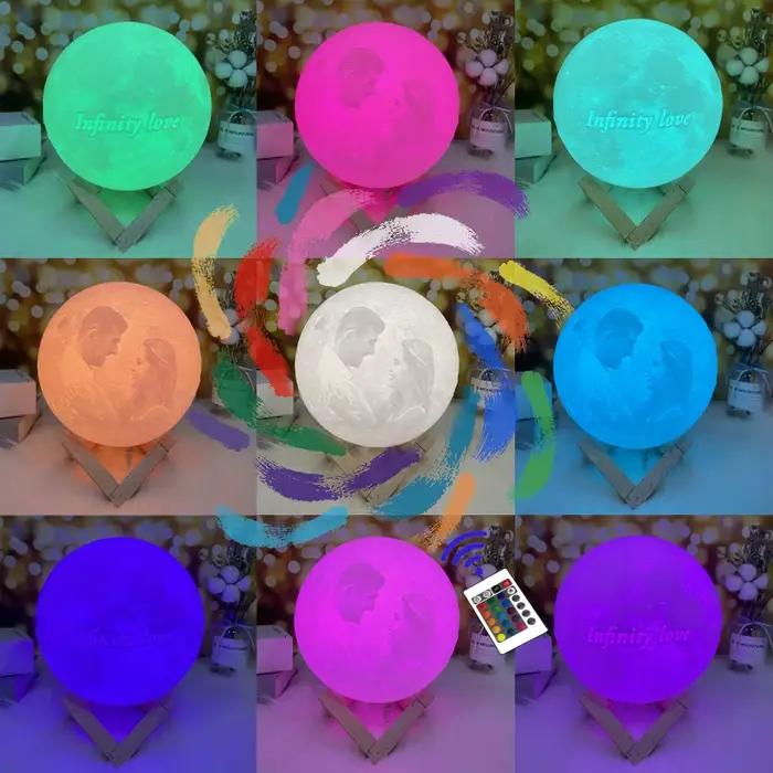 Lampe lunaire imprimée en 3D