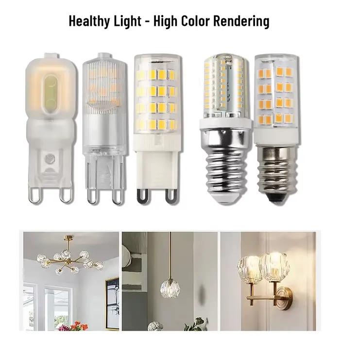 Ampoules LED MINI G9, 3 pièces: 1.5W /2W/3W AC 220V