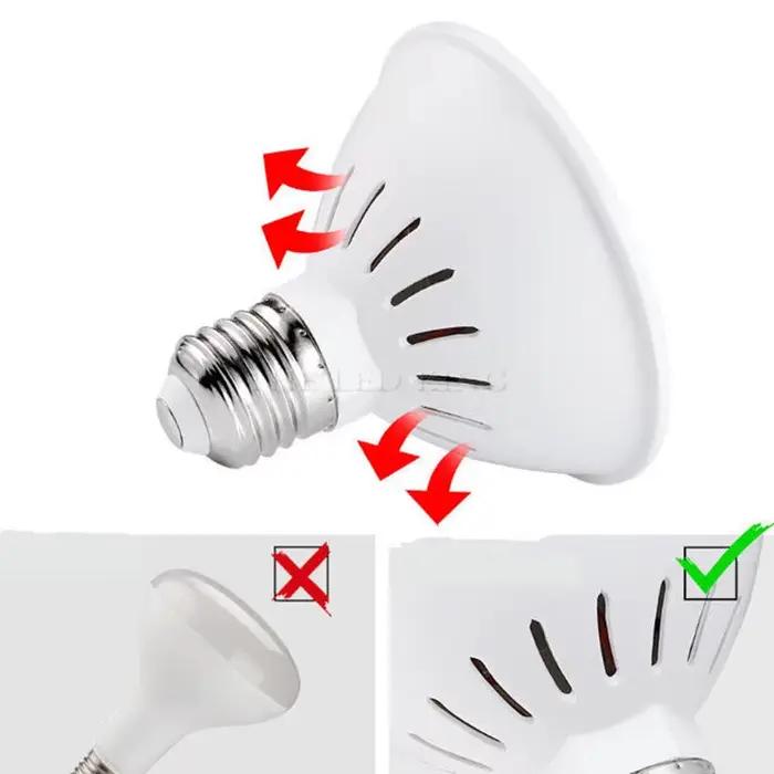Lampe de culture LED E27, spectre complet, 4W 50W 60W, AC110V 220V, pour plantes d'intérieur, IR UV, pour système hydroponique et floraison