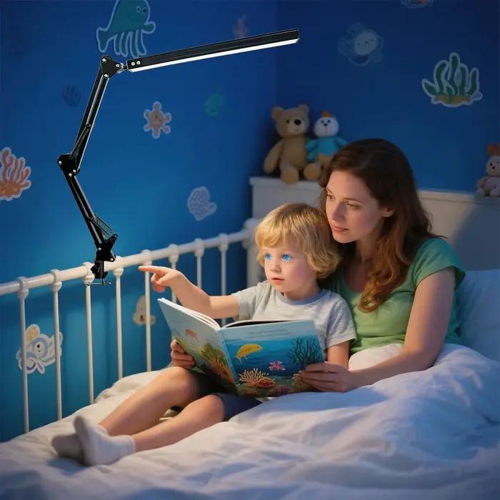 Lampe de bureau LED avec pince