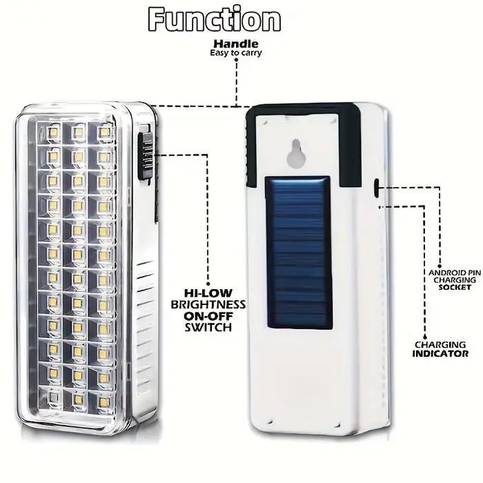 Lanterne LED solaire Rechargeable pour la maison