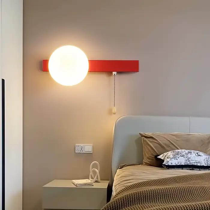 2025 nouveauté moderne minimaliste applique-terrupteur à tirer applique pour chambre chevet salon TV mur couloir