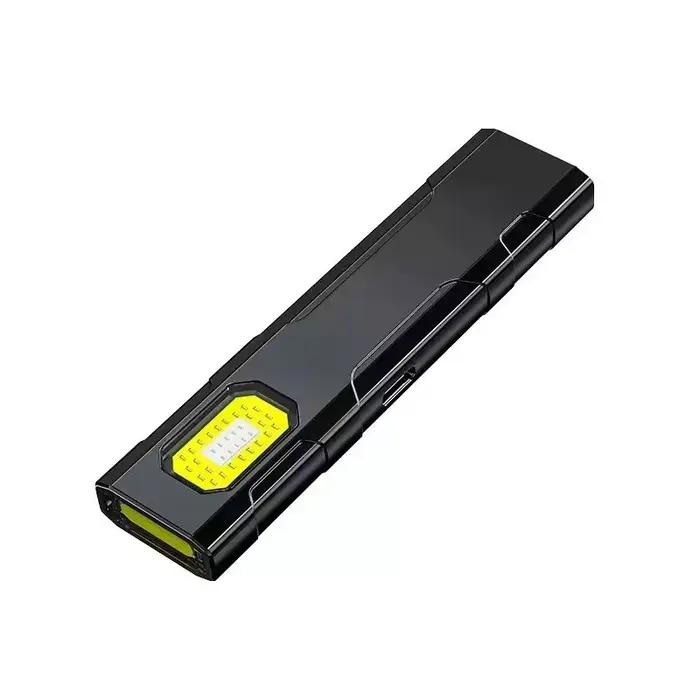 Mini lampe de poche magnétique lumineuse, lampe de travail extérieure Ultra lumineuse Portable, étanche, résistante aux chutes, longue durée de vie de la batterie