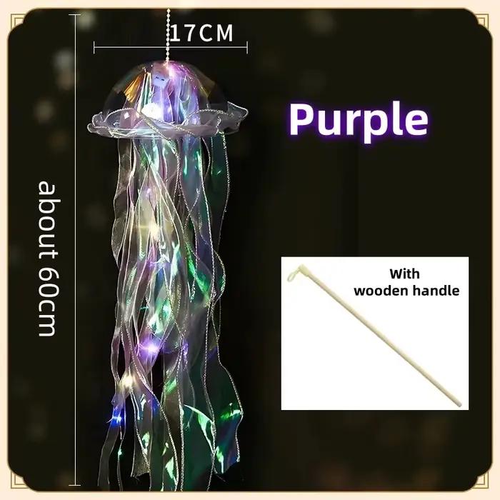 Veilleuse méduse, lampe de fleur portable