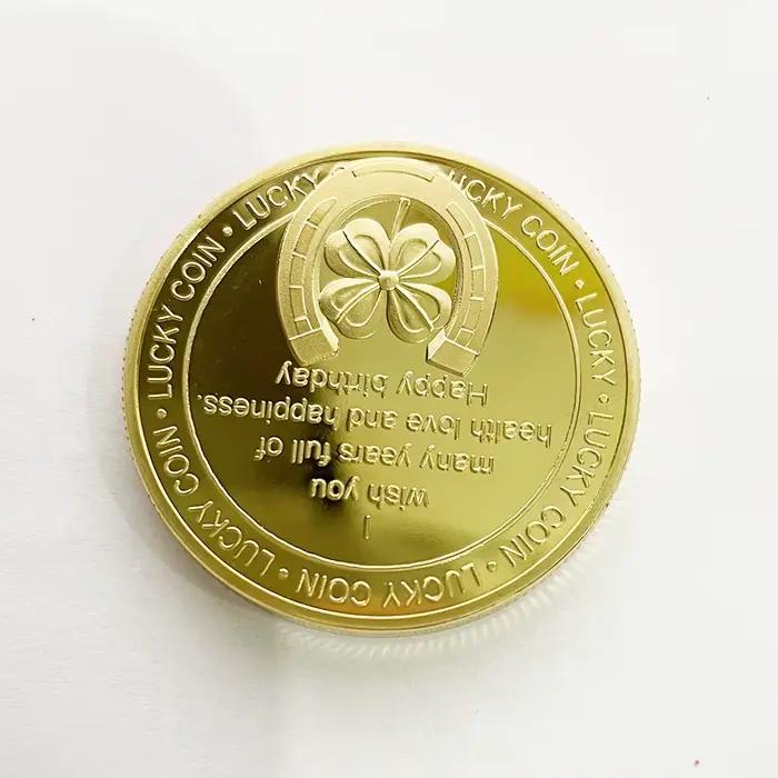 Médaille commémorative, célébration du festival, pièce porte-bonheur, commémoration de joyeux anniversaire