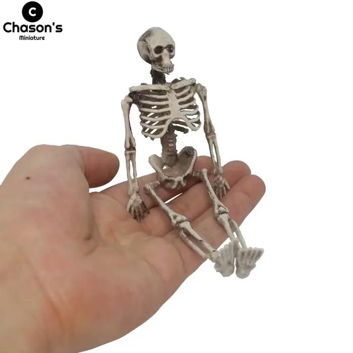Mini squelette crâne RIP pierres tombale bricolage cimetière cercueil cimetière Halloween décoration fée jardin bureau ornements accessoires