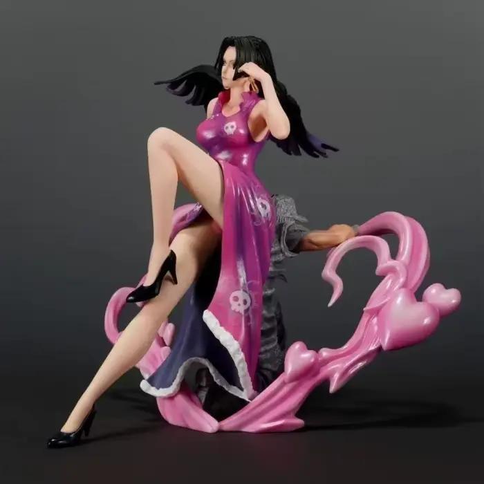 Figurine One Piece Anime Boa Hancock, figurines d'action 20 cm/7,87 pouces, statue en PVC Hancock, ornement de collection, modèle de jouets pour cadeaux