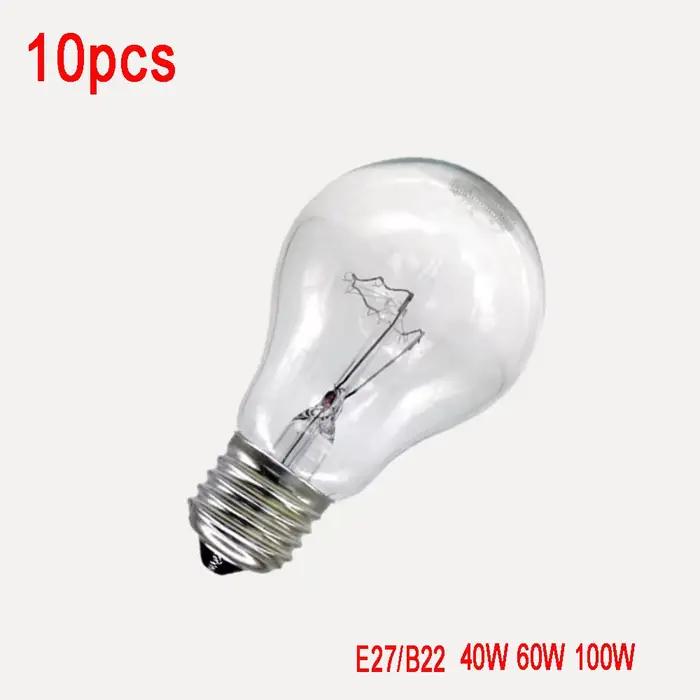 Ampoule à incandescence A55 E27 B22 220V 40W 60W 100W 95*55mm 2700K