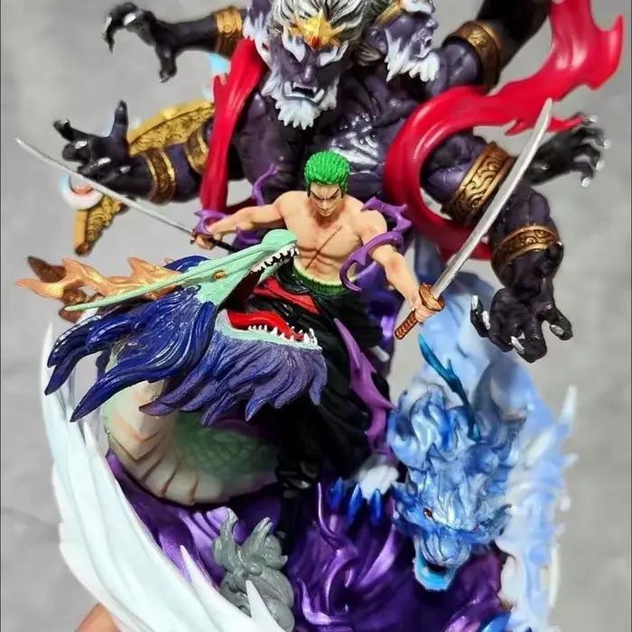 Figurine d'action Roronoa Zoro Hell Form, une pièce, matériau Pvc, détails exquis, modèle de collection pour les Fans, Statue de personnage d'anime