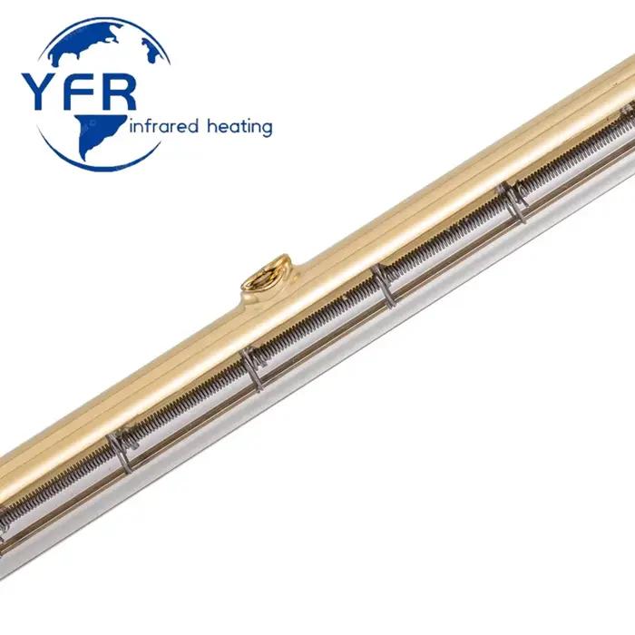 Lampe chauffante halogène à ondes courtes 700 mm 1400 W 230 V, élément chauffant infrarouge halogène