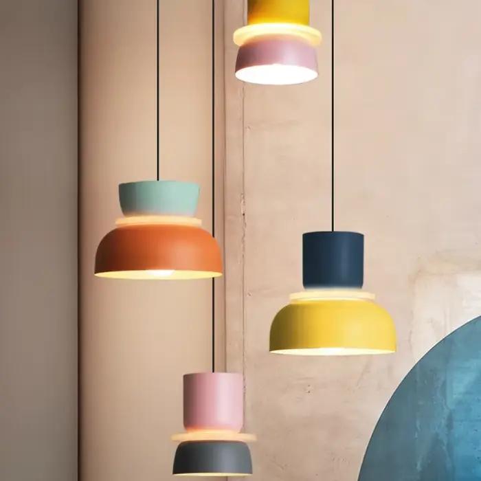 SANDYHA moderne Macaron Suspension Led