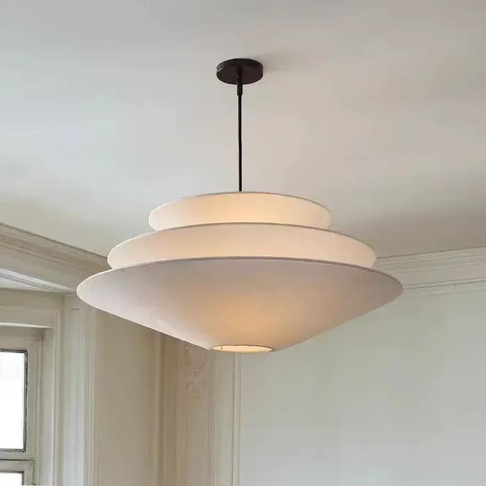 Gull suspension créative parapluie tissu lampe salle à manger chambre étude B & B salon japonais