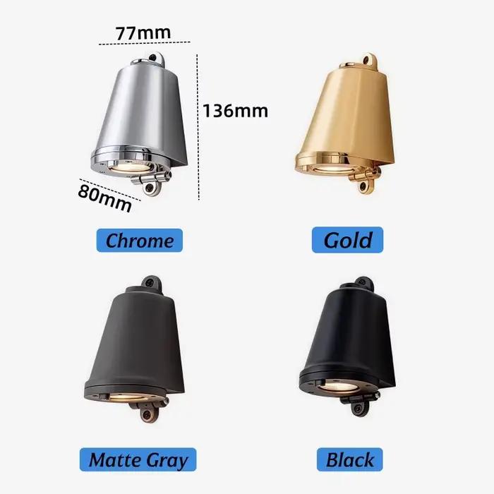Rétro industriel LED applique extérieure 3W Vintage étanche rue