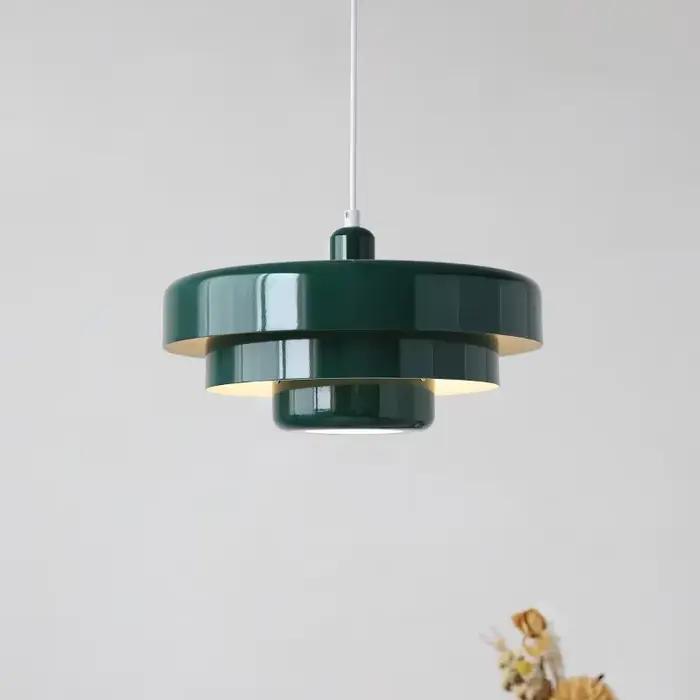 Lampe à suspension orange rétro médiévale salle à manger restaurant décor à la maison LED lustre de plafond éclairage pour café bar lampes suspendues