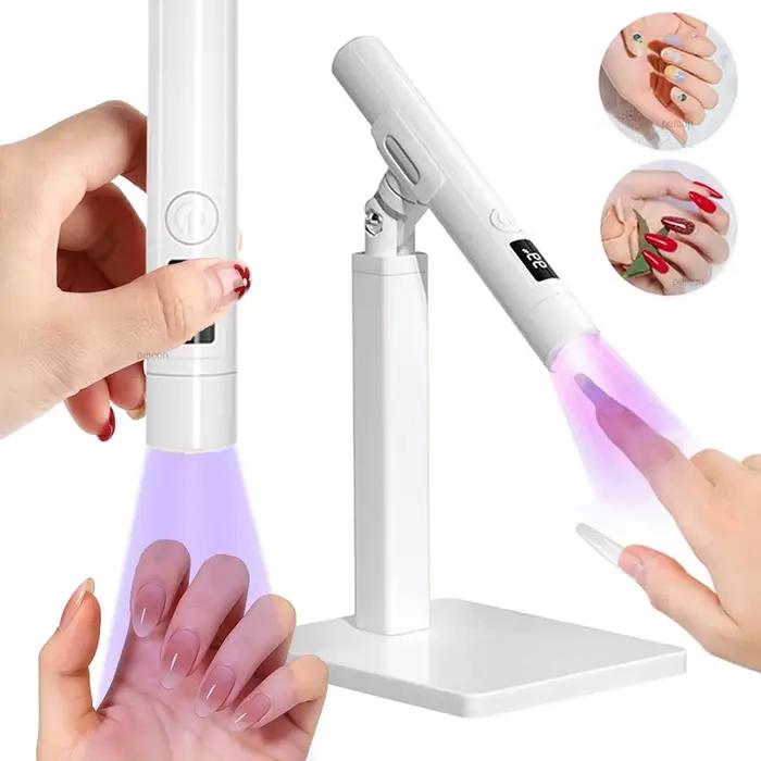 Lampe à LED UV pour ongles, mini séchoir à ongles portable, mini lampe de table pour manucure, lampe UV professionnelle pour le séchage des ongles